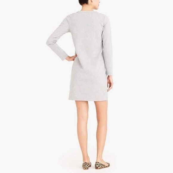 J. Crew Mercantile Sweatshirt Tunic Dress Gray XS - Picture 5 of 15